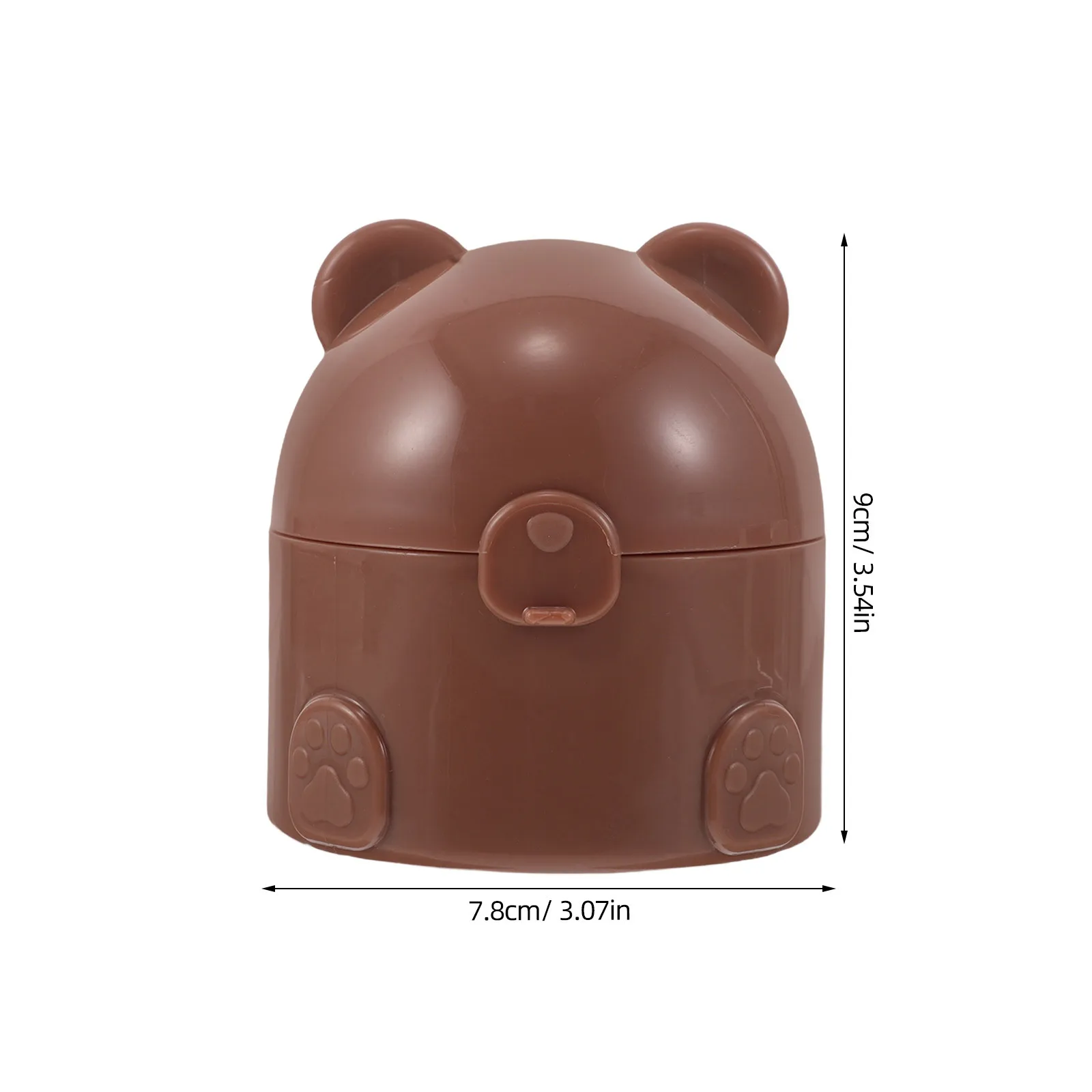 Body Powder Puff Set Stylish Powder Jar with Puff for Travel Home Use Even Application Portable Dusting Container for Women and