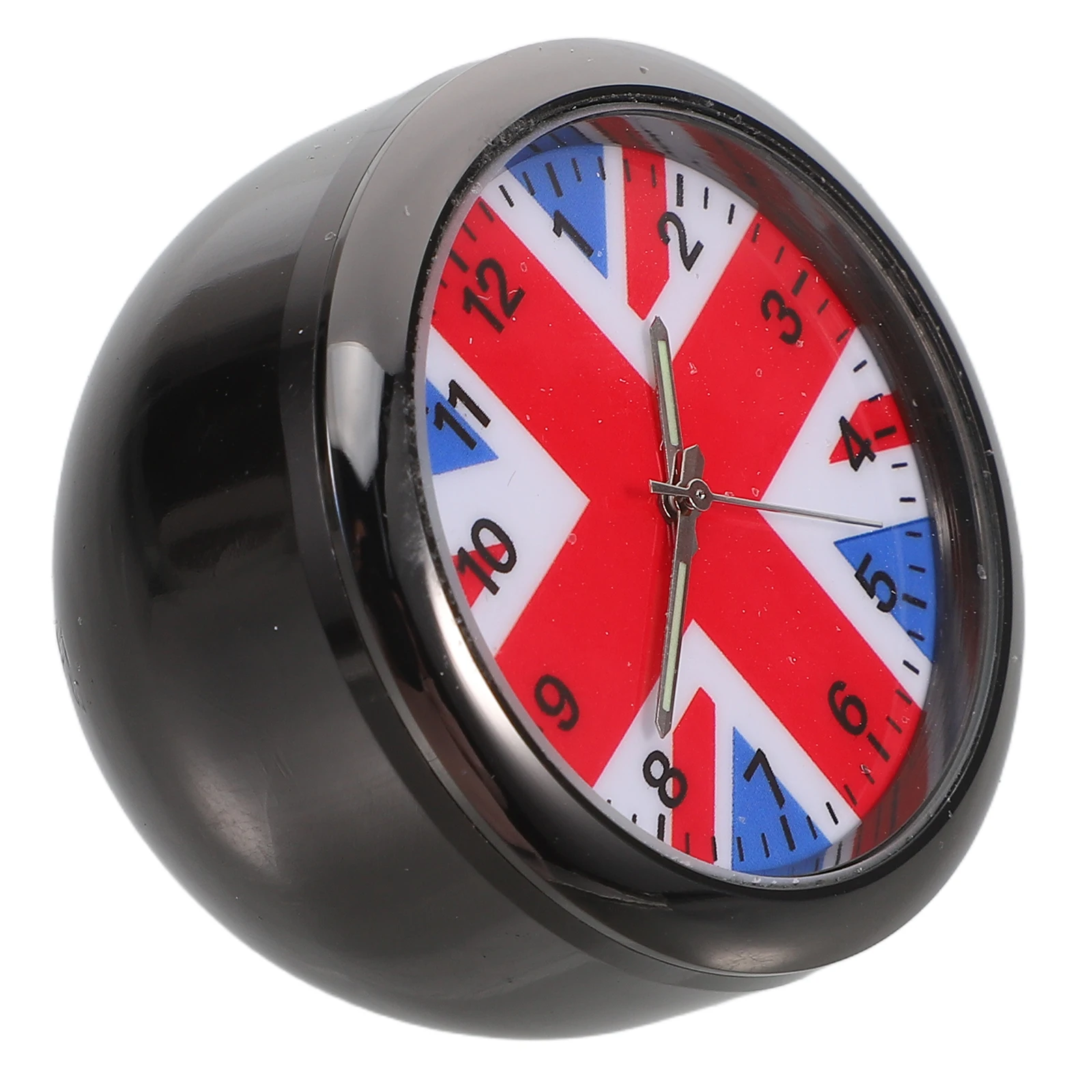

Luminous Car Clock Dashboard Watch British Flag Decor Scooter Clock Auto Quartz Timepiece Precise Reliable Stylish