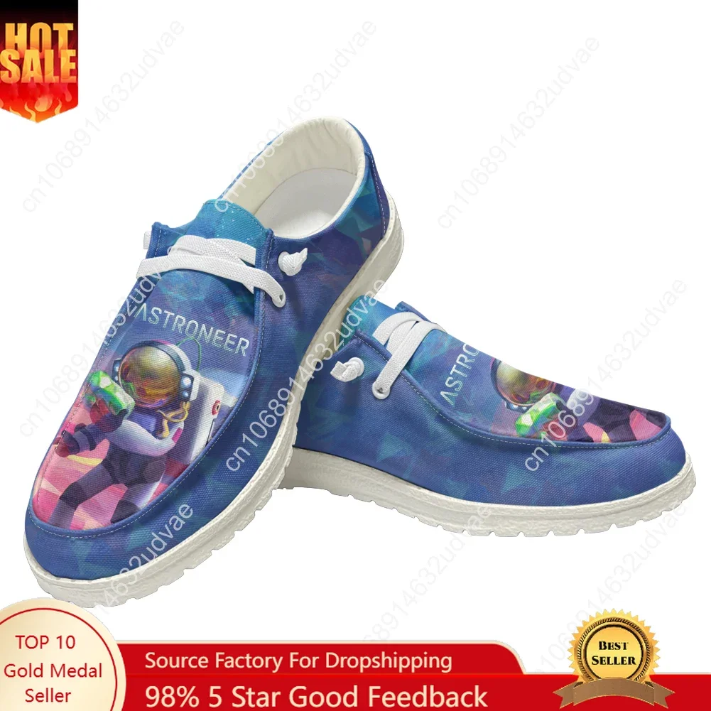 

Astroneer Casual Shoes Men Woman Flat Shoe Breathable Indoor Outdoor Lightweight Footwear Couple Custom Made Shoe