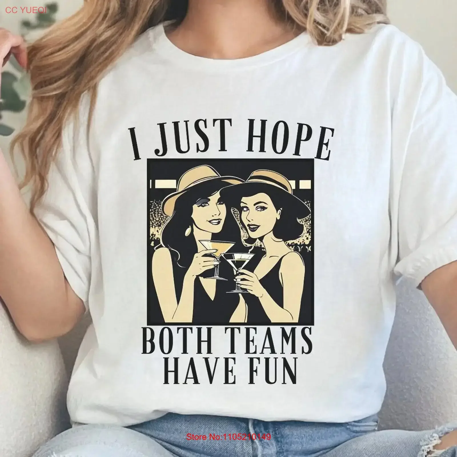 Funny Sports T Shirt I Just Hope Both Teams Have Fun Sarcastic Watching Vintage Game Day Outfit Mom vintage Washed