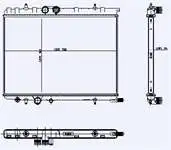 Store code: 2040011AB for engine water radiator P206 P206 (T3E) 1,4 / 1,6 16V/16V/16V/11,4hdi clip