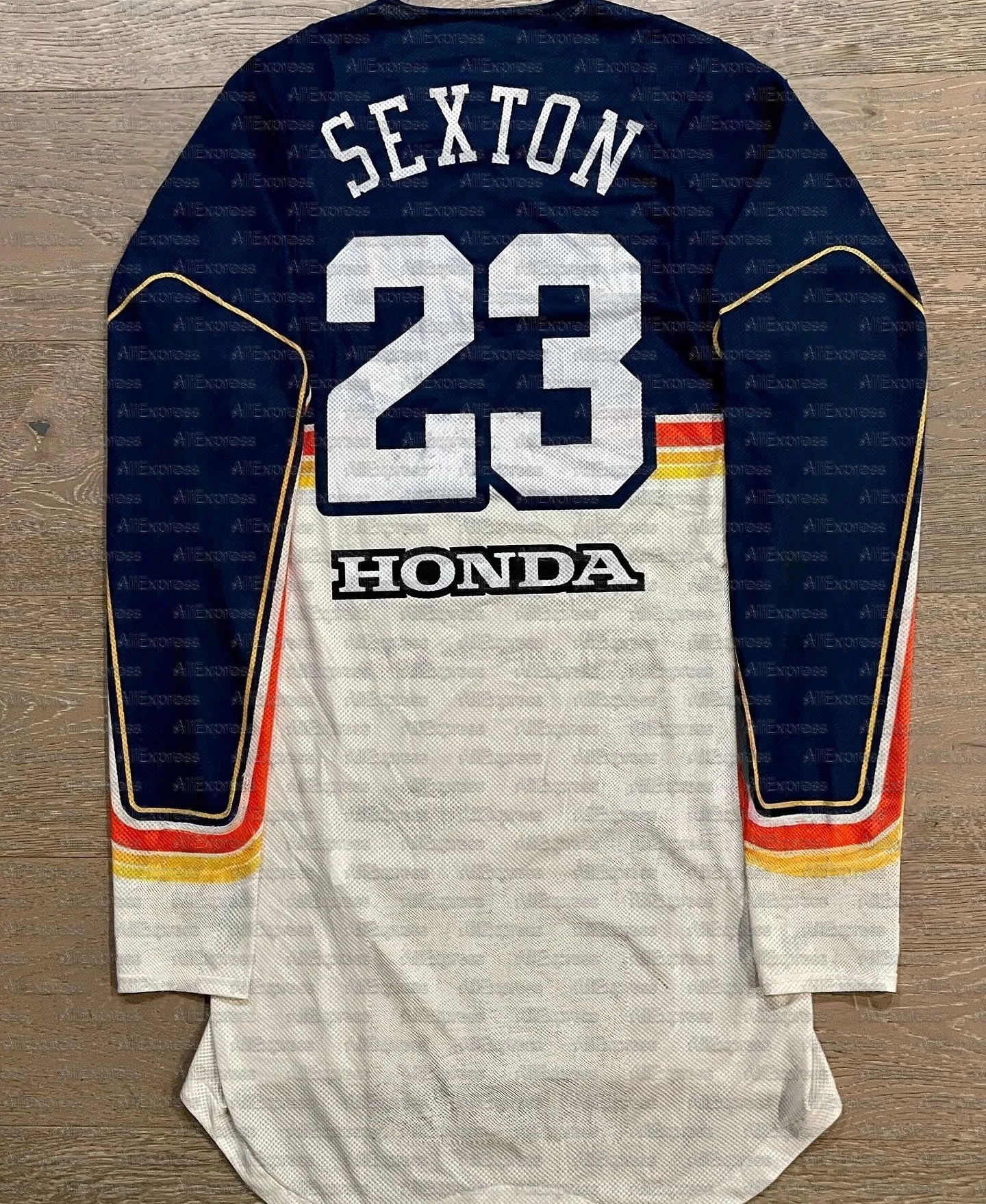 

Men's And Women's Fast Dry Breathable Long Sleeve Off-Road Motorcycle Riding T-Shirt Honda Design Riding Tops for Men And Women