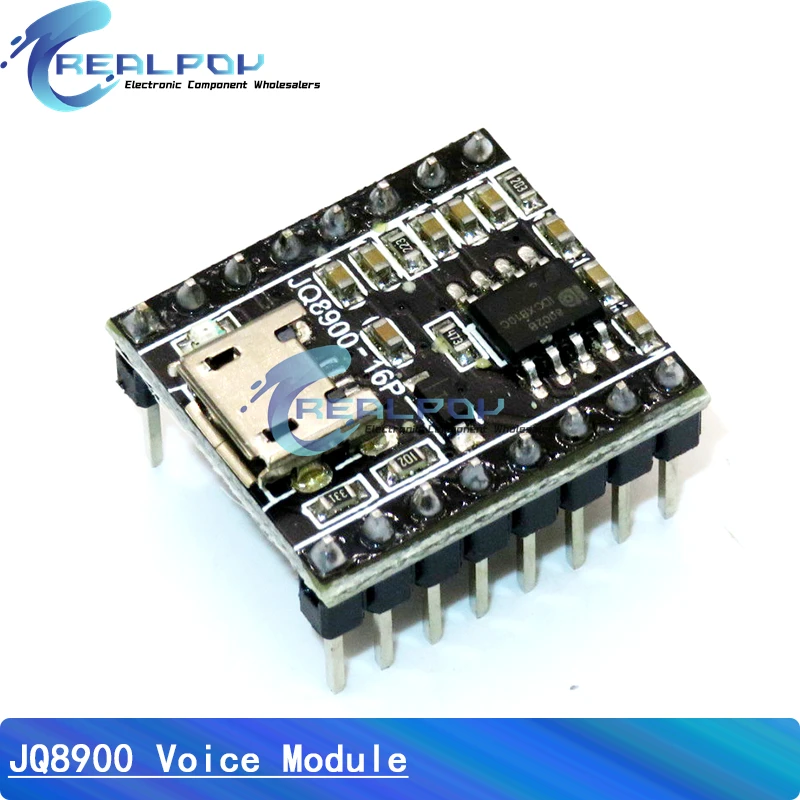 Voice module chip customized music intelligent voice broadcast USB serial port MP3 recognition module JQ8900-16P