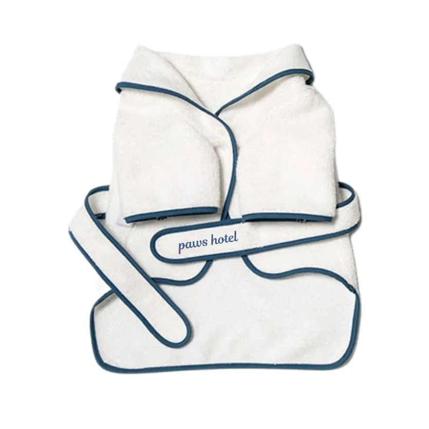 Pet Bathrobe Bath Towel Dog Pajamas Cat Clothes Hotel Style Beagle Teddy Maltese Tiefe Pet Clothing