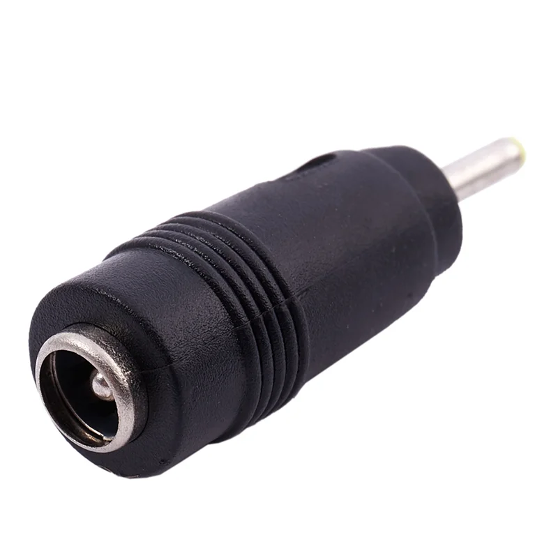

【Sleek Design】10Pcs 2.5Mm X 0.7Mm Male Plug To 5.5Mm X 2.1Mm Female Jack DC Power Adapter