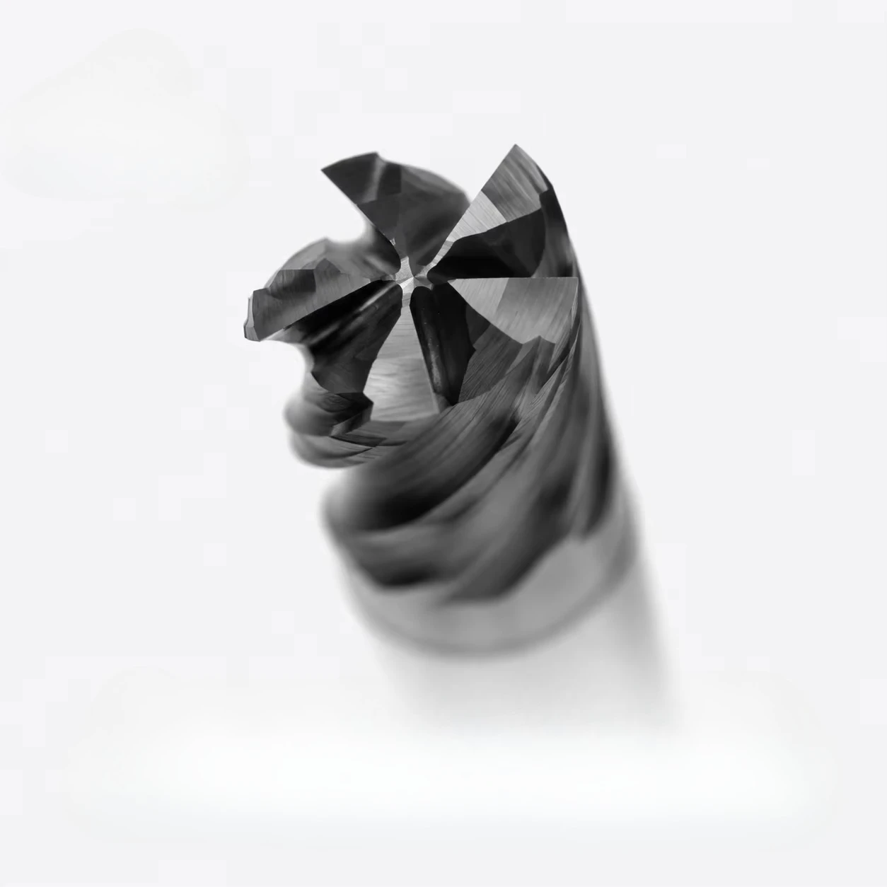 Graphite End Mill Solid Tungsten Steel CNC Milling Cutter Overall Length 150mm Super Long Tool for Graphite Carbon Machining