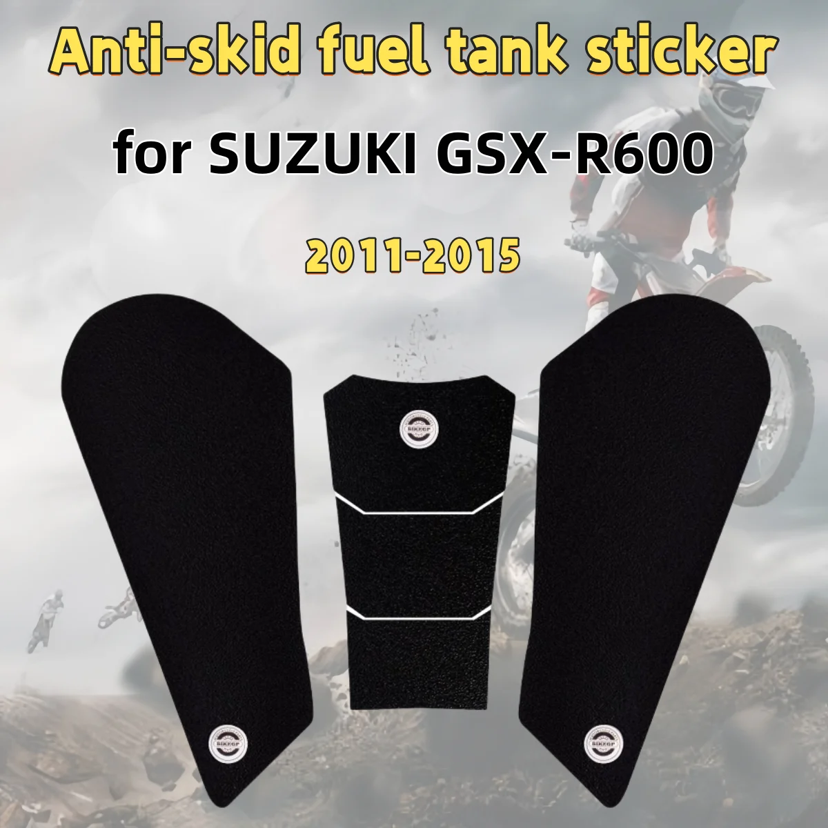 

for SUZUKI GSX-R600 2011-2015 motorcycle fuel tank sticker fishbone sticker anti-slip side sticker