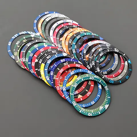 38 mm * 31,5 mm aluminium, modern platt klockanfattning, passar SKX007 SKX009 SRPD klockboett NH36 NH35 urverk herrklocka 10 best sales 35 mm raminsats - №5