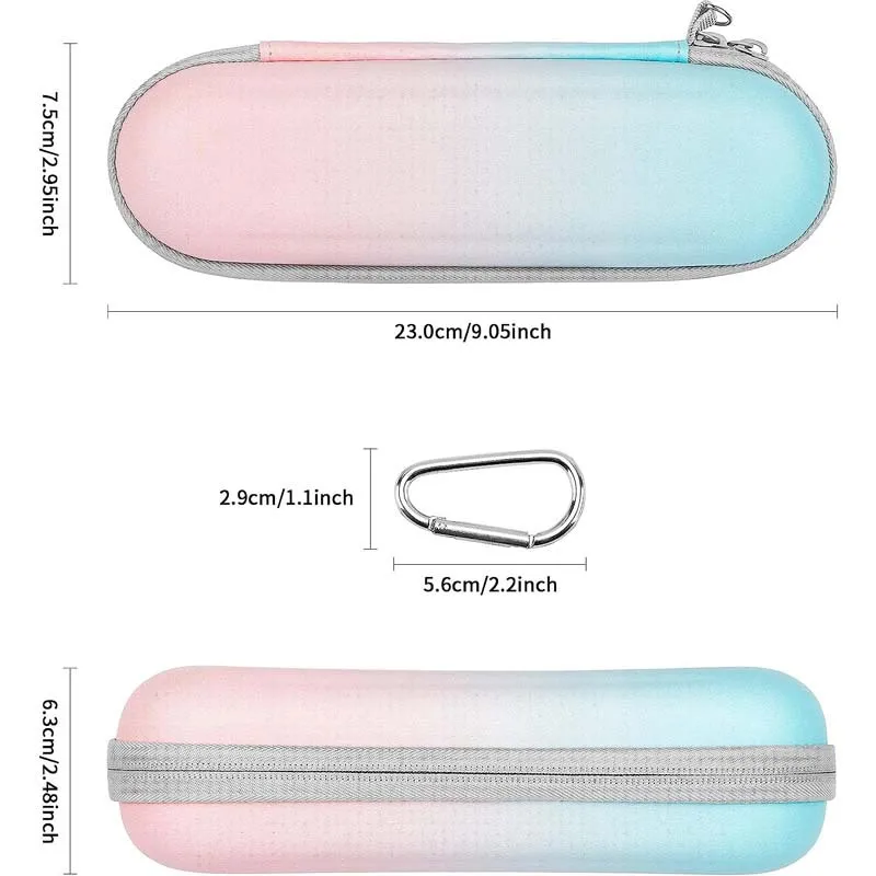 1 Pcs Travel Case for Electric Toothbrush, Portable Hard Protective Storage Bag with Accessories Storage