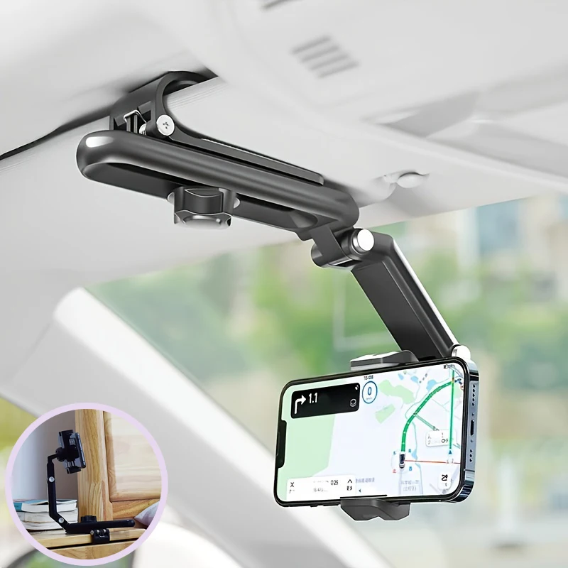 

2pcs 360° Rotating Phone Holder for Car Multifunctional Cell Phone Holder For IPhone For Samsung For Android