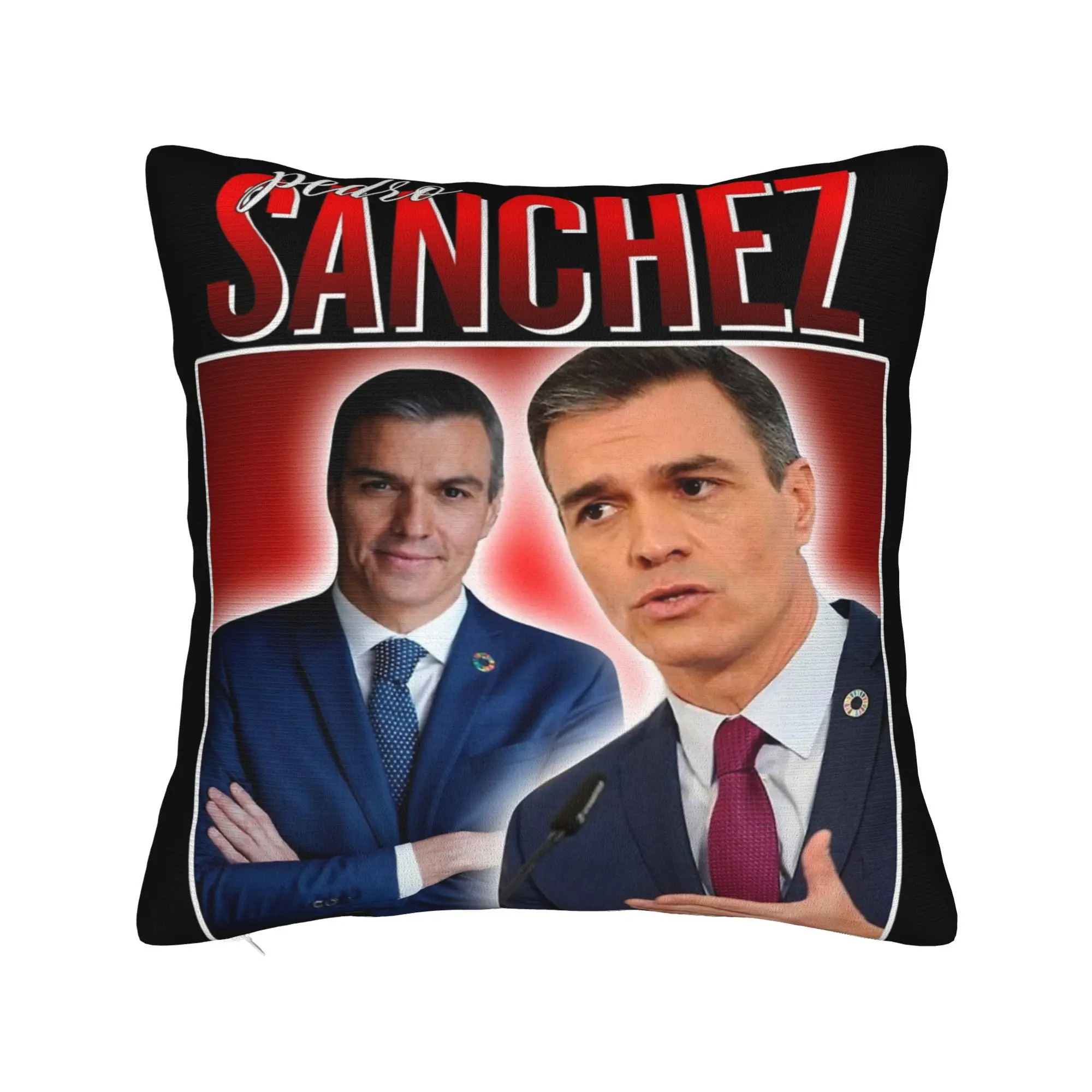 Pedro Sanchez España PSOE funda de almohada Merch funda de cojín estampada decoración funda de almohada funda de asiento varios tamaños