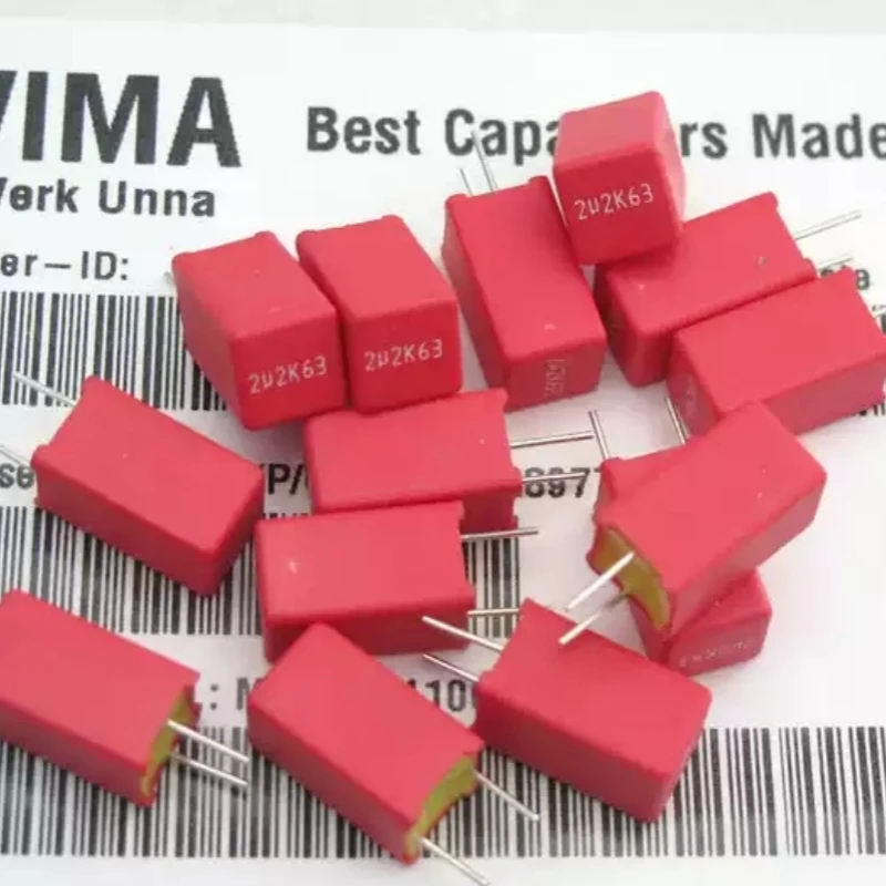 WIMA MKS2 2.2UF 63V 225K film capacitor MKS2C042201K00KSSD from Germany