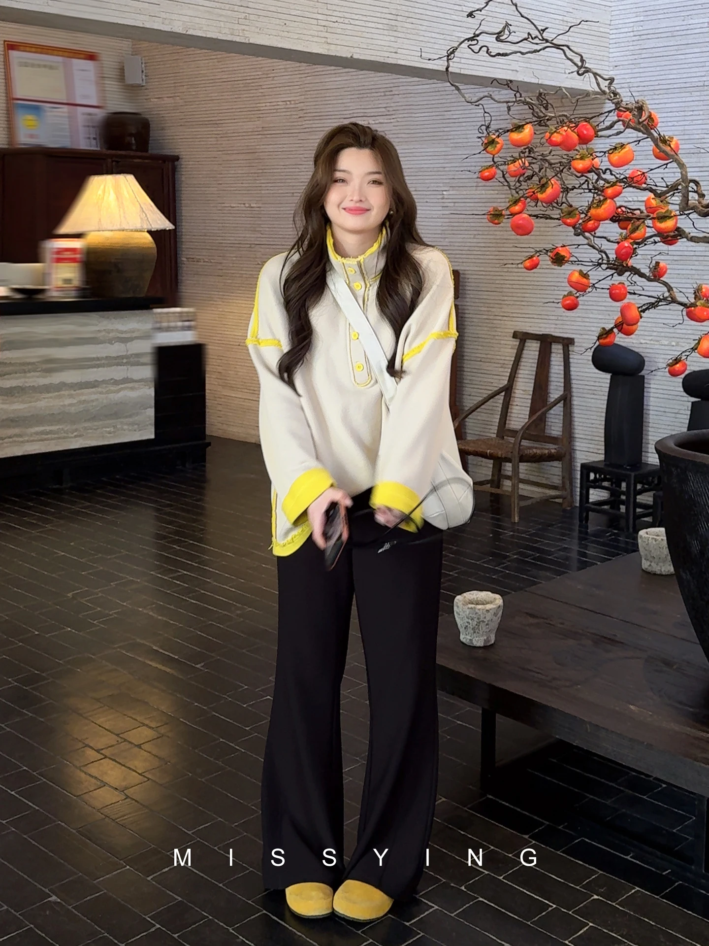 

Женская толстовка большого размера с воротником-стойкой и рваным краем, весенняя новинка, 100% хлопок, в корейском стиле