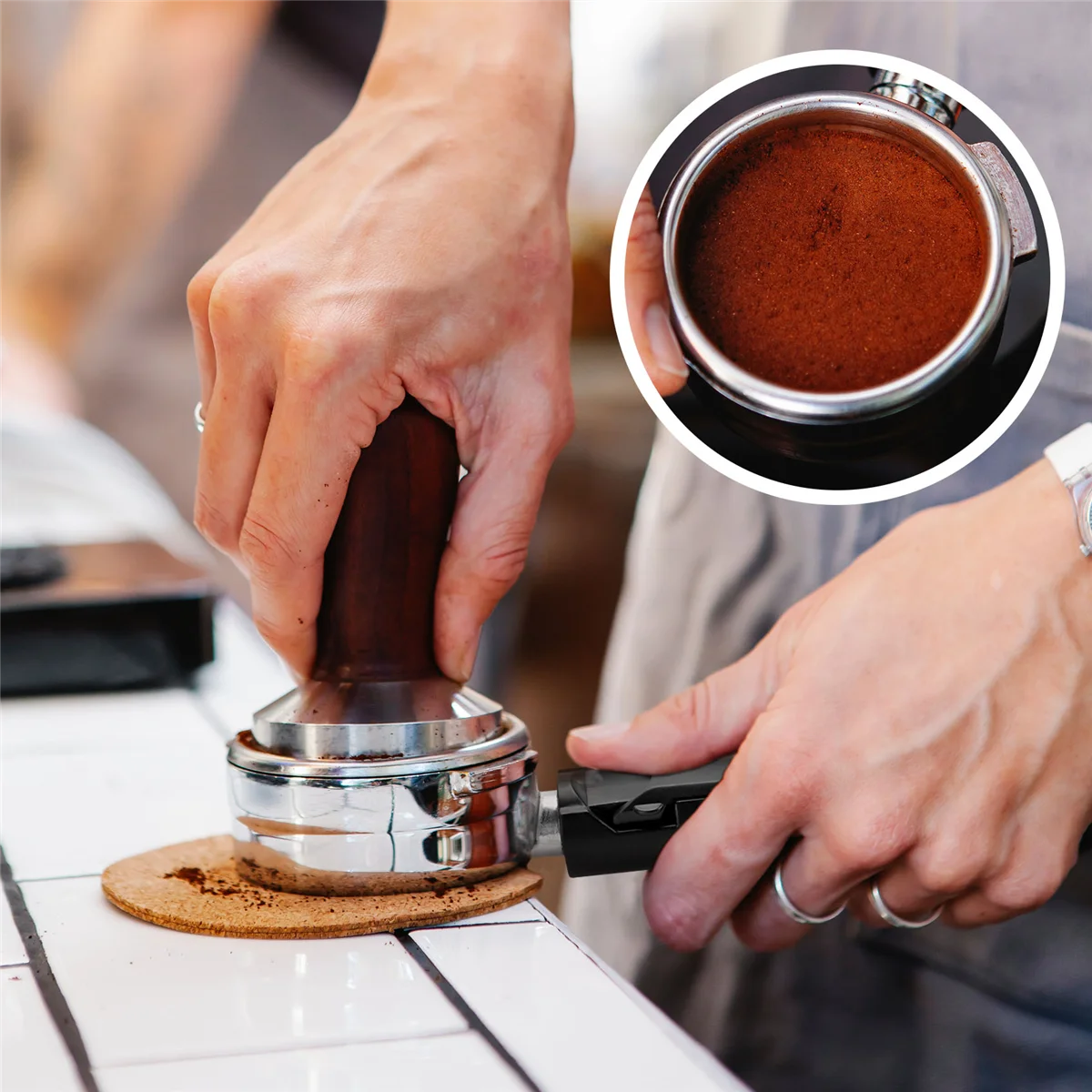 The New 51MM Coffee Machine Parts Household Coffee Machine Portafilter for KF6001 KF7001 KF8001 KF5002 KF500S CM4621 CM4216