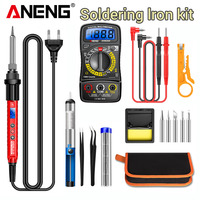 ANENG 60W Digital Display SL106 Electric Soldering Iron 110V/220V Adjustable Temperature Professional Welding Solder Set Tools