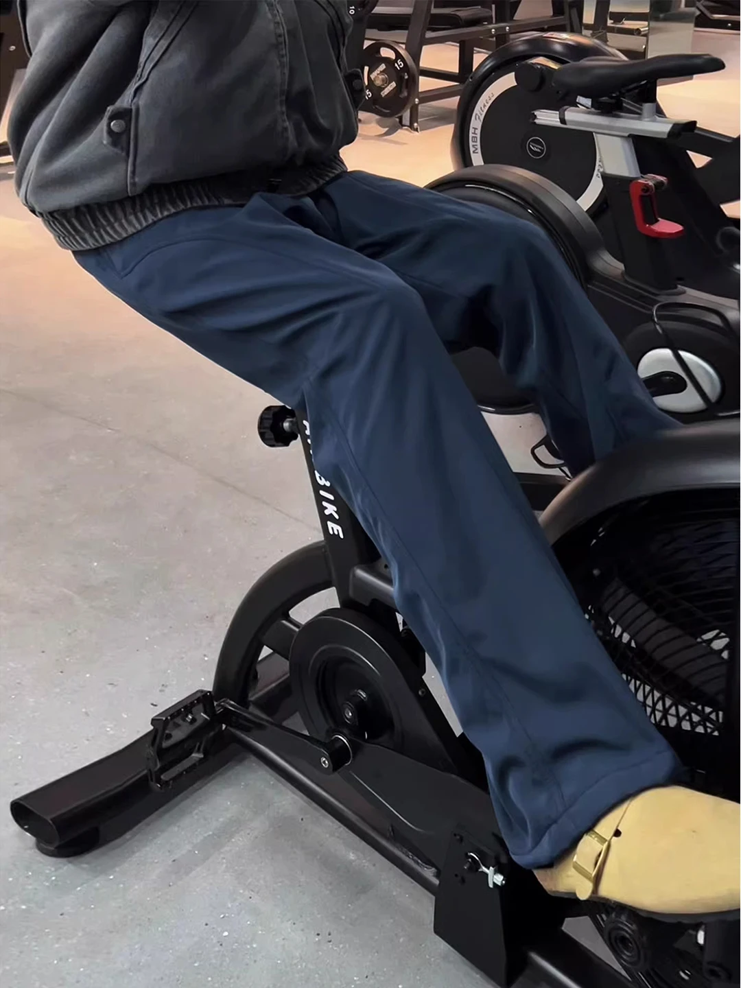 

Men's Winter Fce Lined Soft ell Cargo Pants Straight Leg Micro Flared Fitn Sports Casual Trousers American Sle