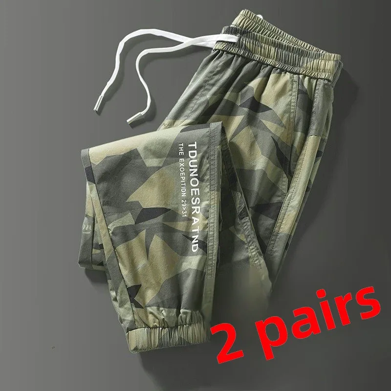 Women's Camouflage Work Pants High Waist Straight Leg Ice Silk Spring Autumn Wear for Office And Dirty Construction Sites