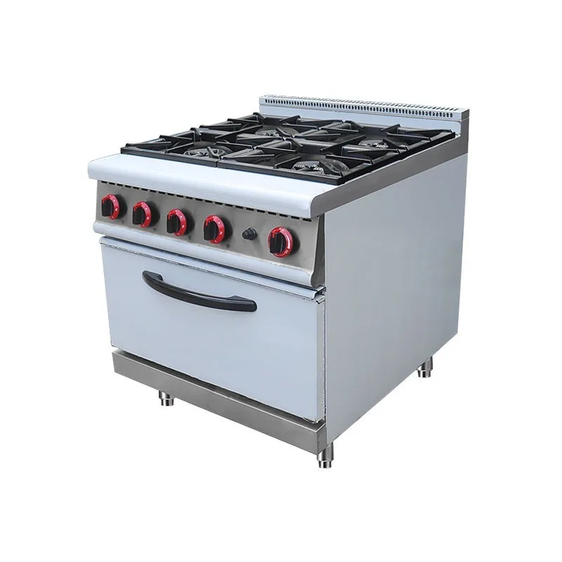 Gas surface stove Four-head pot stove Oven all-in-one machine Western kitchen equipment Cooking utensils