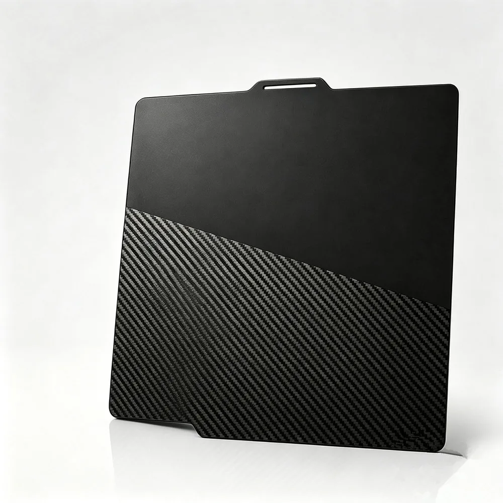 P2S X2D A1 Smooth PEI and PET Carbon Fiber Build Plate Double Sided Spring Steel Plate for Bamboo Labs X1C/X1/X1E 3D Printer