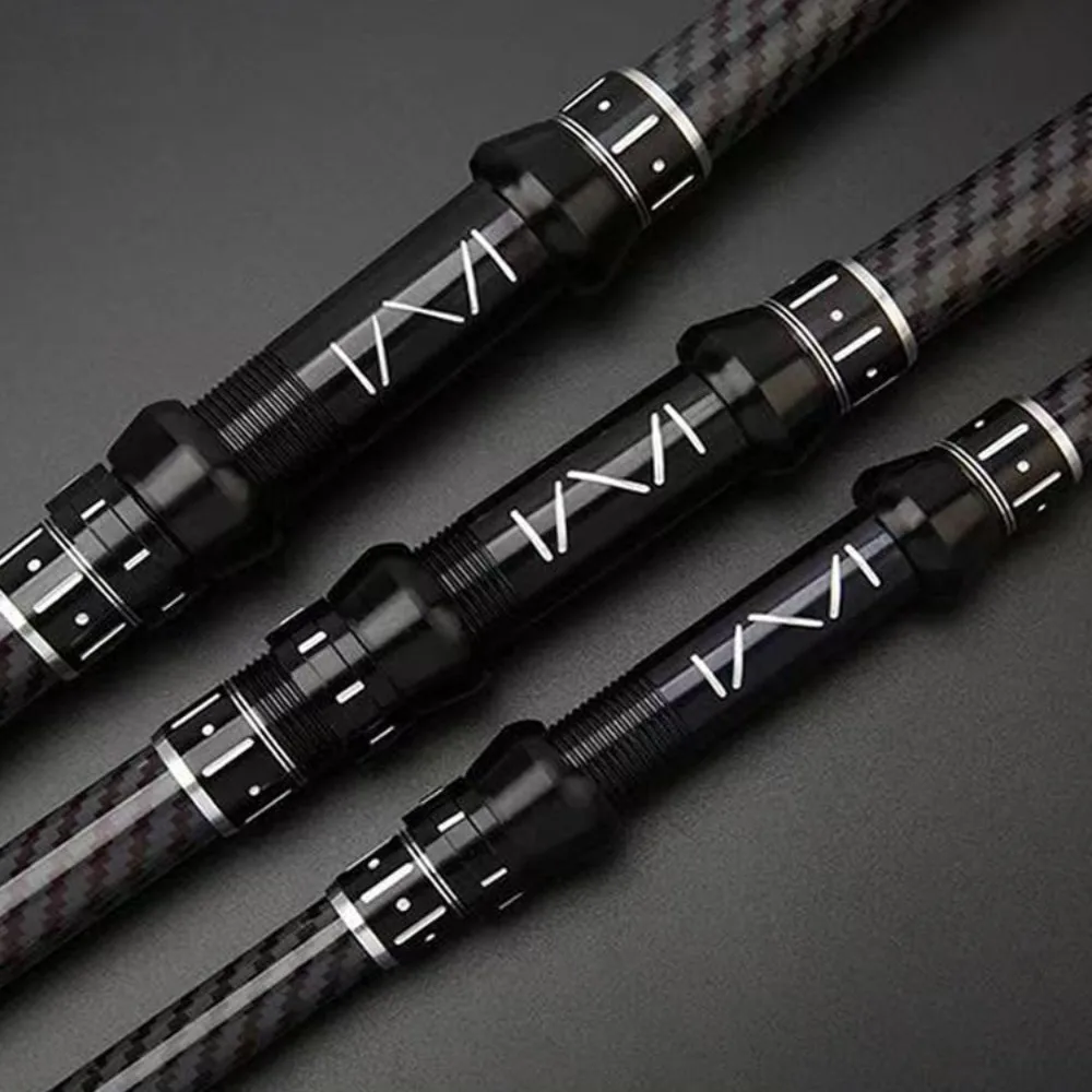 المحمولة تلسكوبي الصيد رود 45 سنتيمتر تخزين 1.8 متر-2.7 متر طول قصبة صيد خشبية صغيرة صغيرة جدا قصيرة الصيد القطب اليد #5