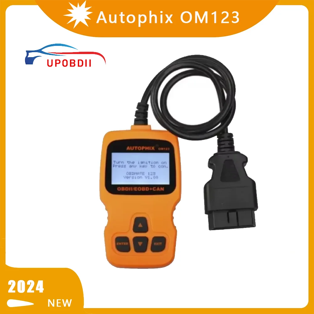 Autophix OM123 OBD2 Automotive Scanner Car Diagnostic Tool ODB2 Auto Scaner Read Clear Engine Fault Light Code Reader ELM327