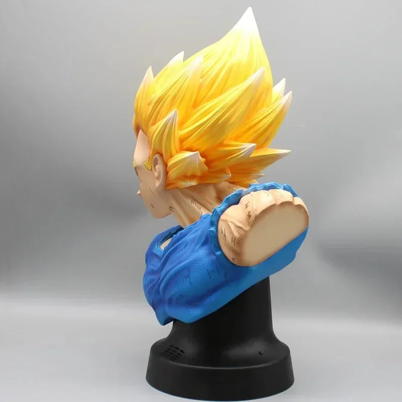 37cm Dragon Ball Z Demonized Vegeta Half Bust Super Saiyan Anime Figure Pvc Model Decoration Ornaments Collection Kids Gift Toys