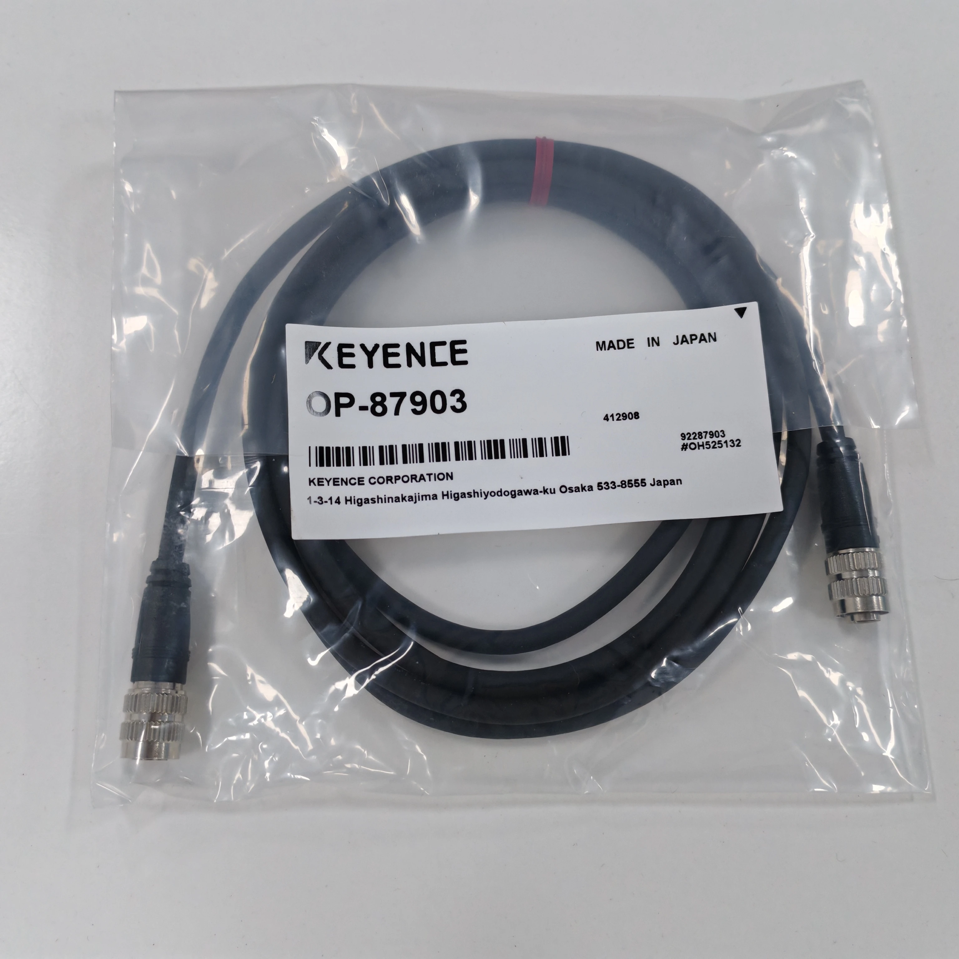 

KEYENCE OP-87903 Прецизионный оптоволоконный датчик 1 мм | IP67 Прочный | Высокоскоростное обнаружение для автоматизированного выравнивания сборки