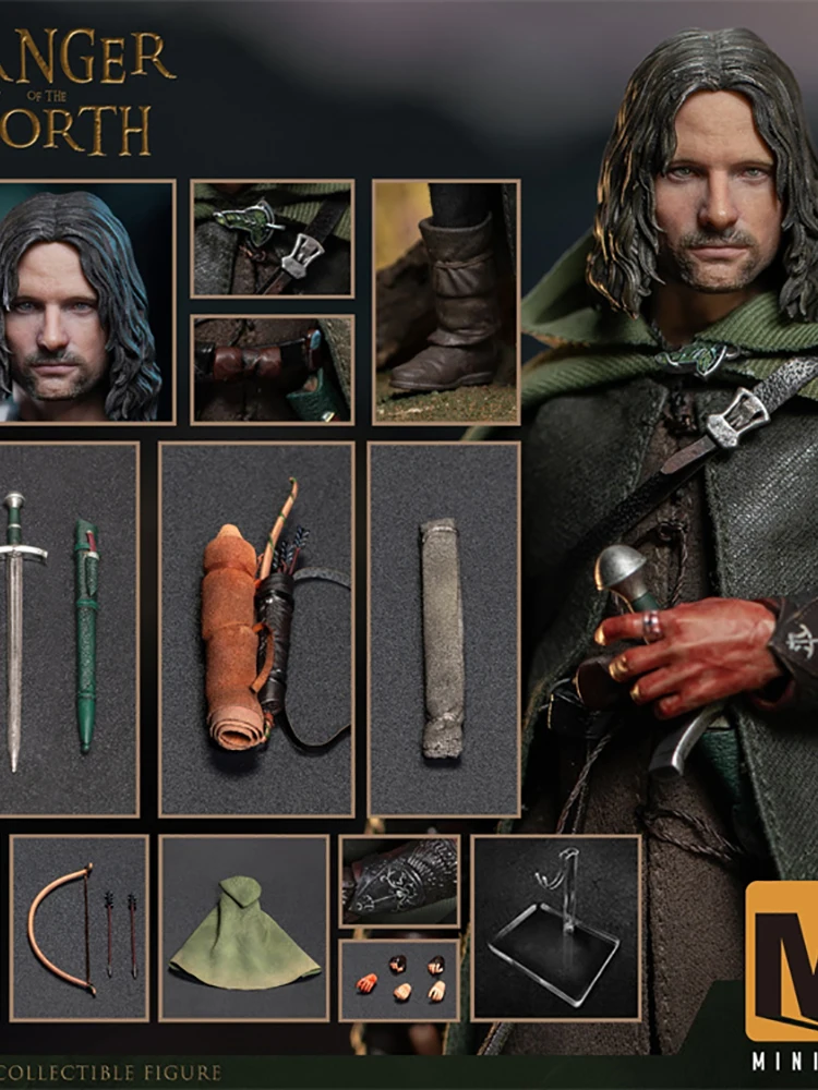 Miniwork MW-001 1/12 Homem Colecionável Ranger of the North Action Figure Ficção Filme Corajoso Guy Delicado 6 "Conjunto Completo Estatueta
