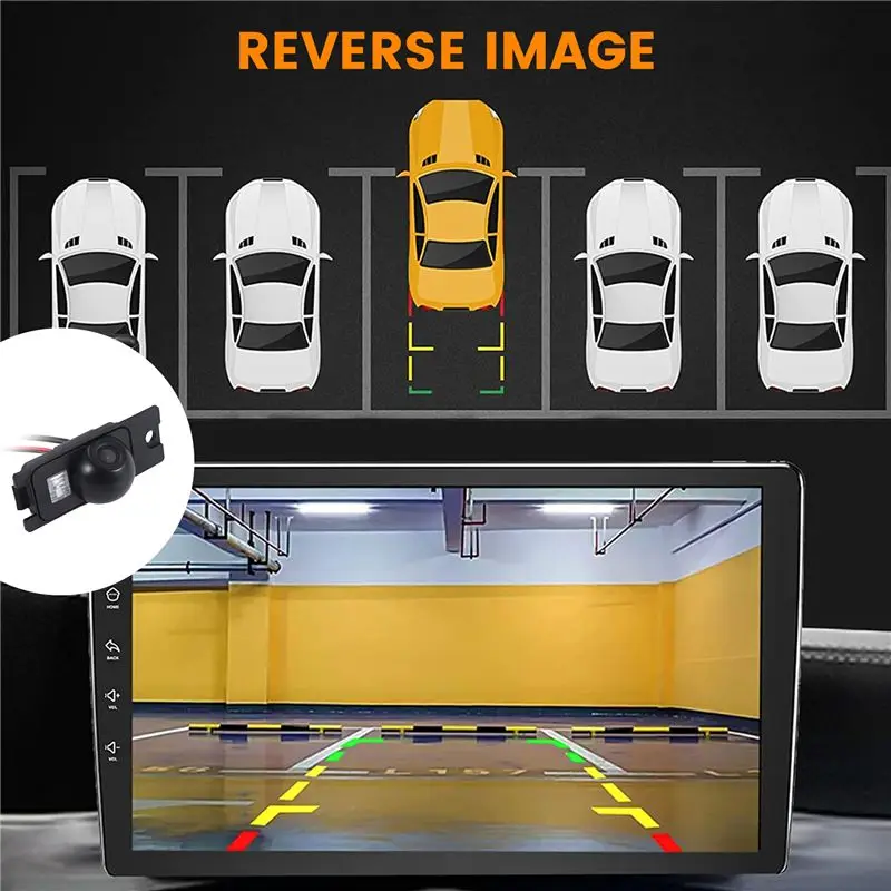 AEA6-Car Front View Camera, For Volvo S80 S60 S60L XC60 XC90 V70 XC70 1999-2009 FULL HD CCD Parking Camera Logo Mark Camera