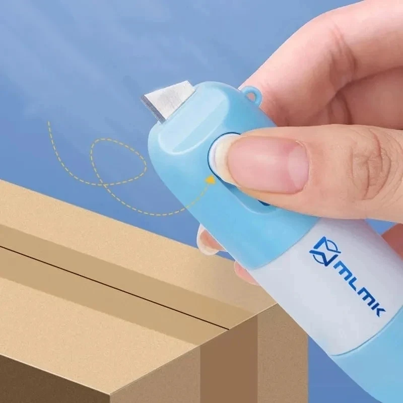 Retractable Box Opener 10ml Thermal Paper Correction Fluid Unboxing Knife Privacy ID Information Blackout Theft Protection Stamp