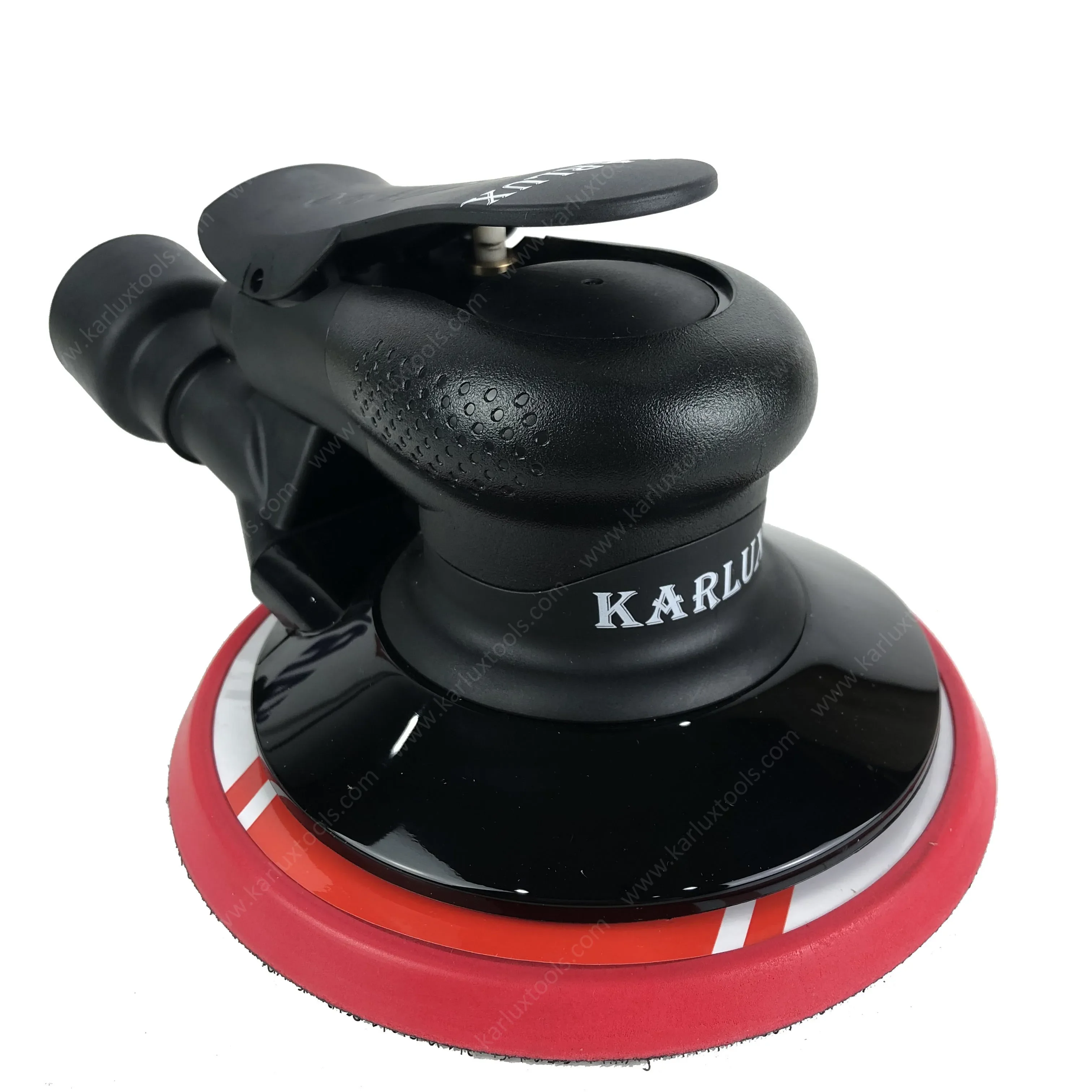 New Arrival 6-inch Air Palm Random Central Vac Orbital Sander 12000RPM Low Vibration Lightweight Pneumatic Sander