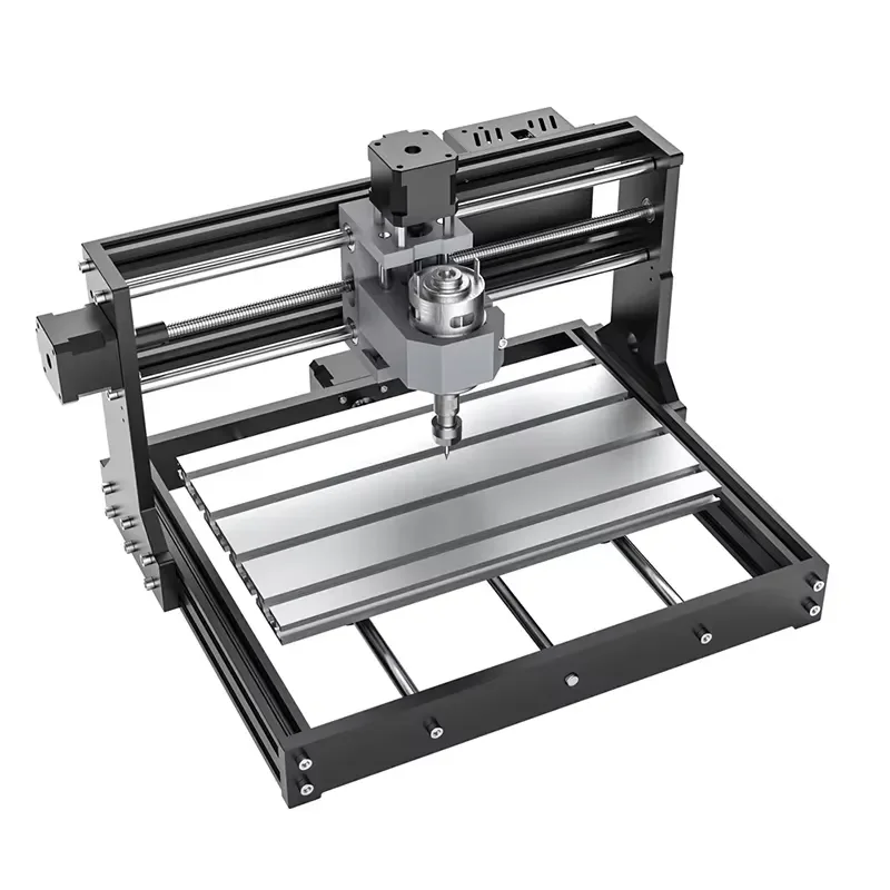 TWOTREES CNC 3018 Router Aluminum Profile Table High Precision Linear Guides 300*180*40mm Work Size Portable Cnc Milling