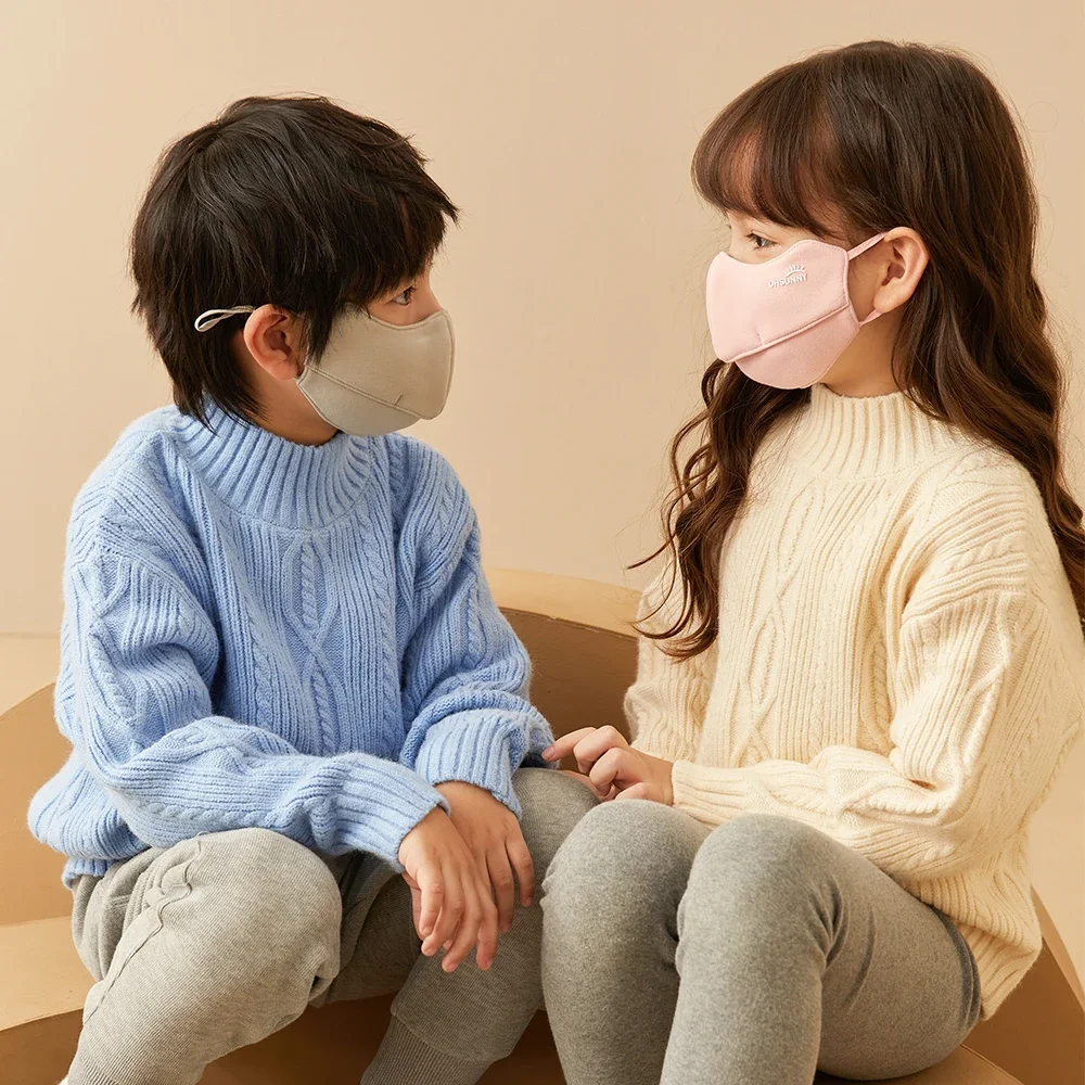 OhSunny-cubierta facial cálida para niños y niñas, ajuste transpirable a prueba de viento, ajuste de oreja y mejilla, diseño de apertura de nariz,