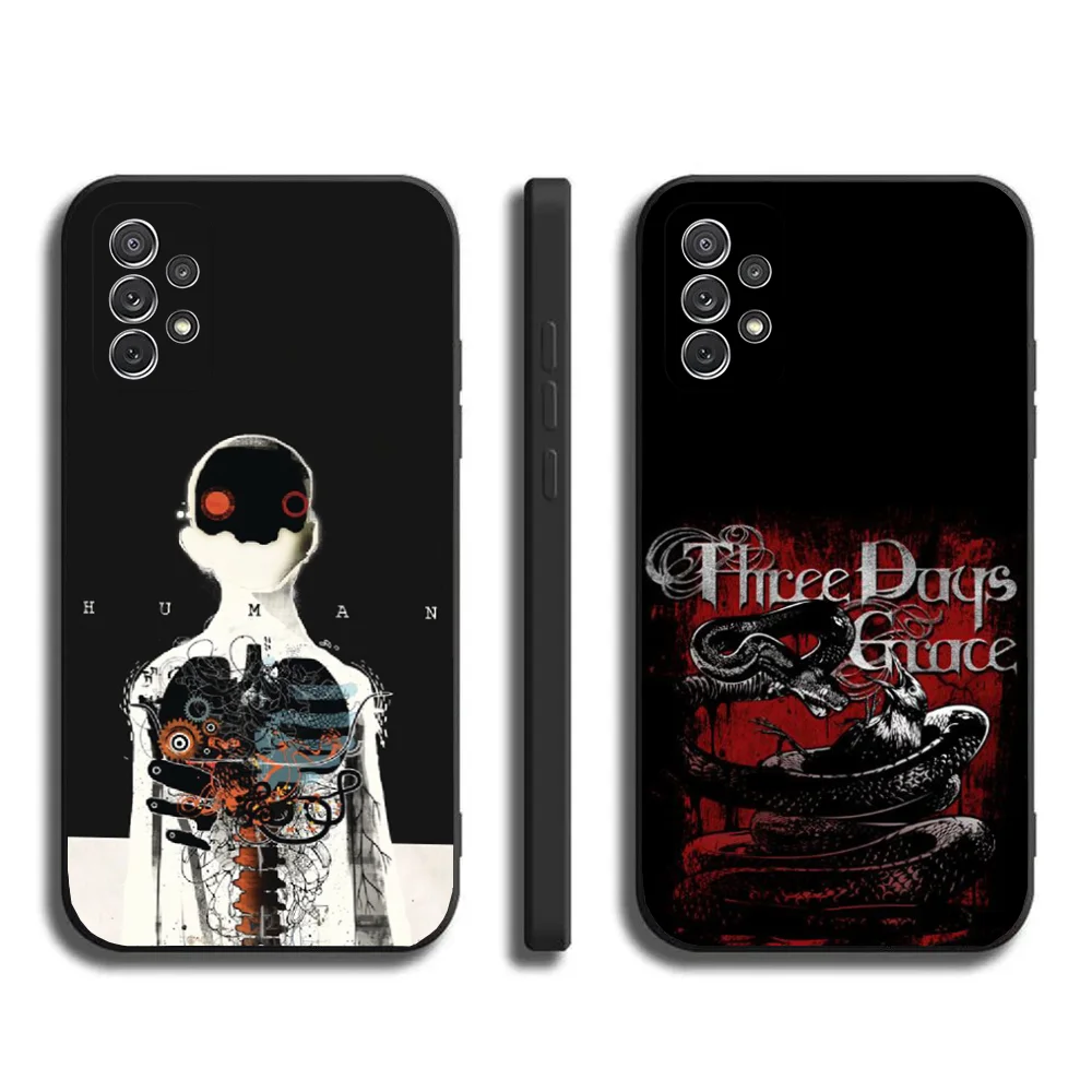 Band T-Three Days G-Grace Phone Case For Samsung Galaxy A20,A21s,A22,A31,A32,A52,A53,A72,73,A80,A91Soft Black Cover