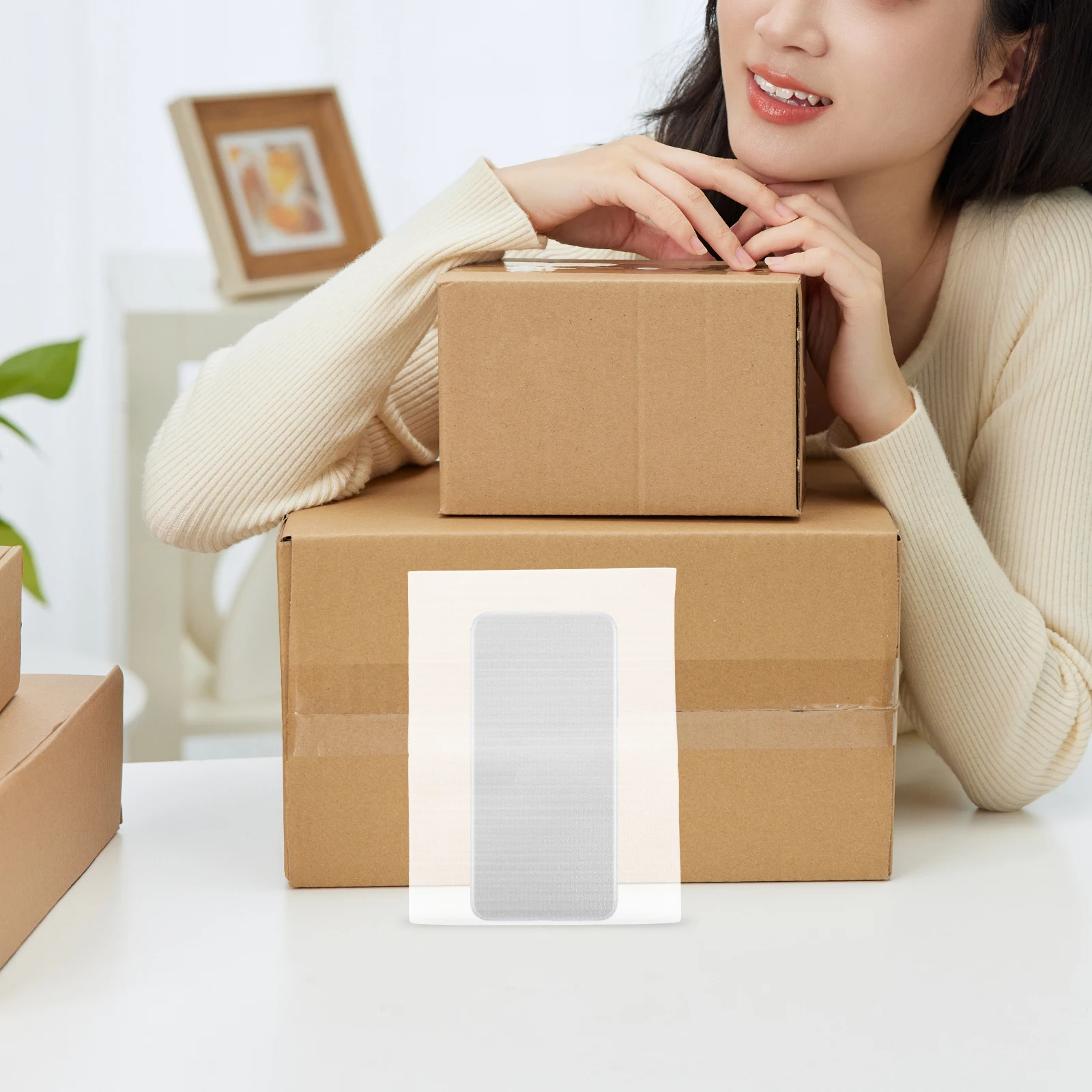 

100 Pcs Foam Board Shockproof Packaging Packing Bags Materials Pouches Pearl Cotton for Storage Supplies Boxes