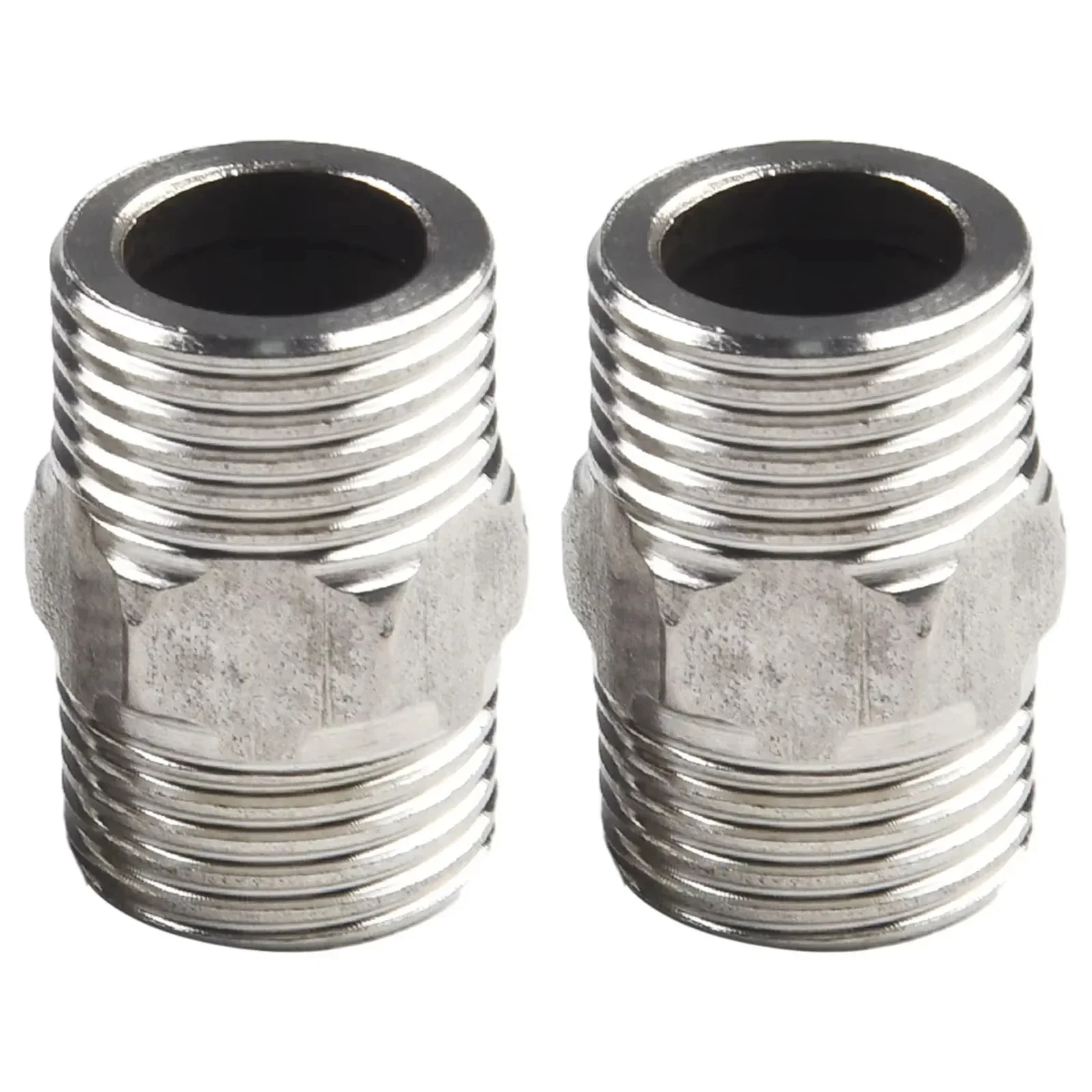 2 Pcs Shower Hose Extension Pipe Universal Hose Extender Bathroom Accessories For DIY Showers Bathrooms RVs Outdoor Showers