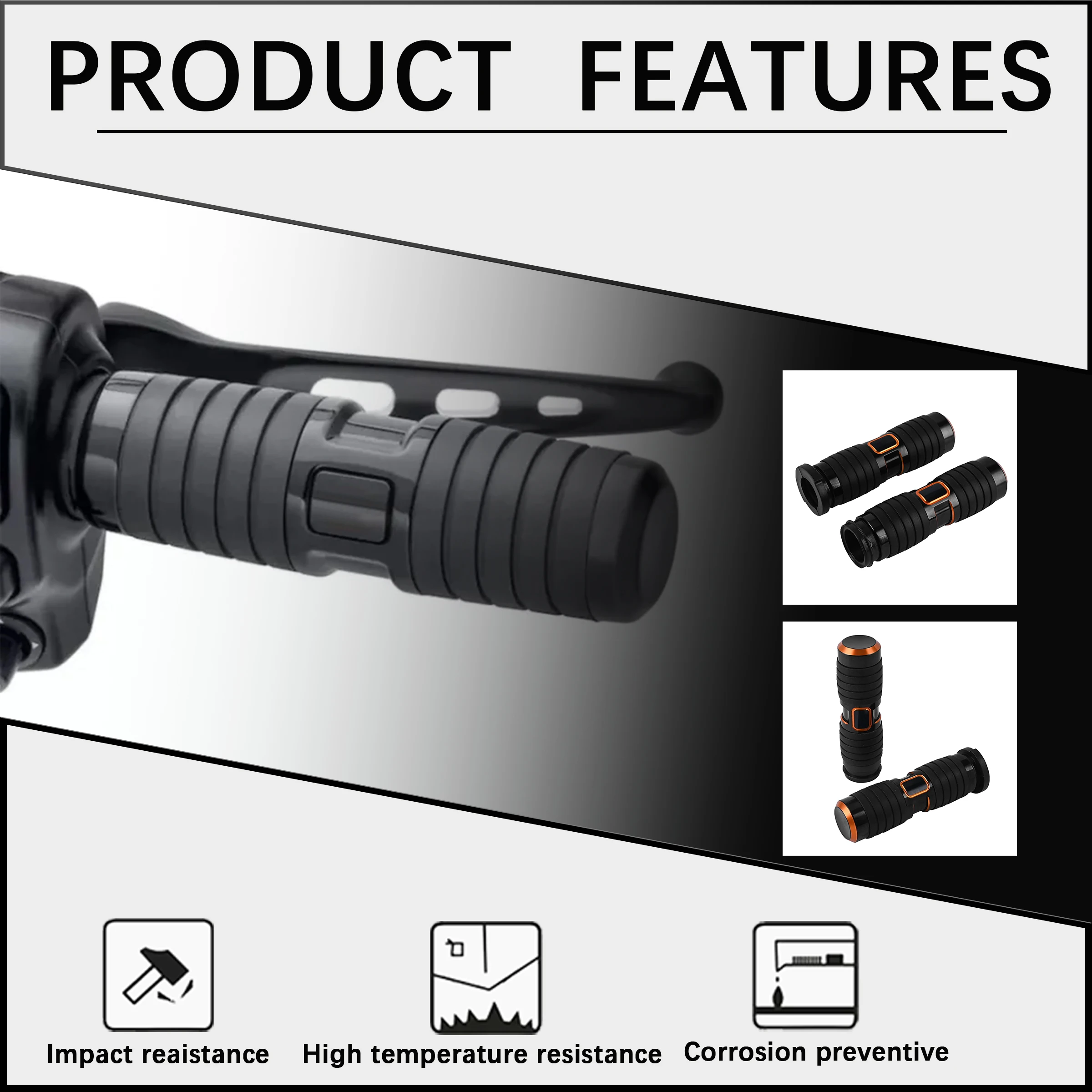 Motorcycle Handlebar Grips For Harley Series Universal- Electronic Throttle Precise Throttle Control Non-Slip Comfort Grip