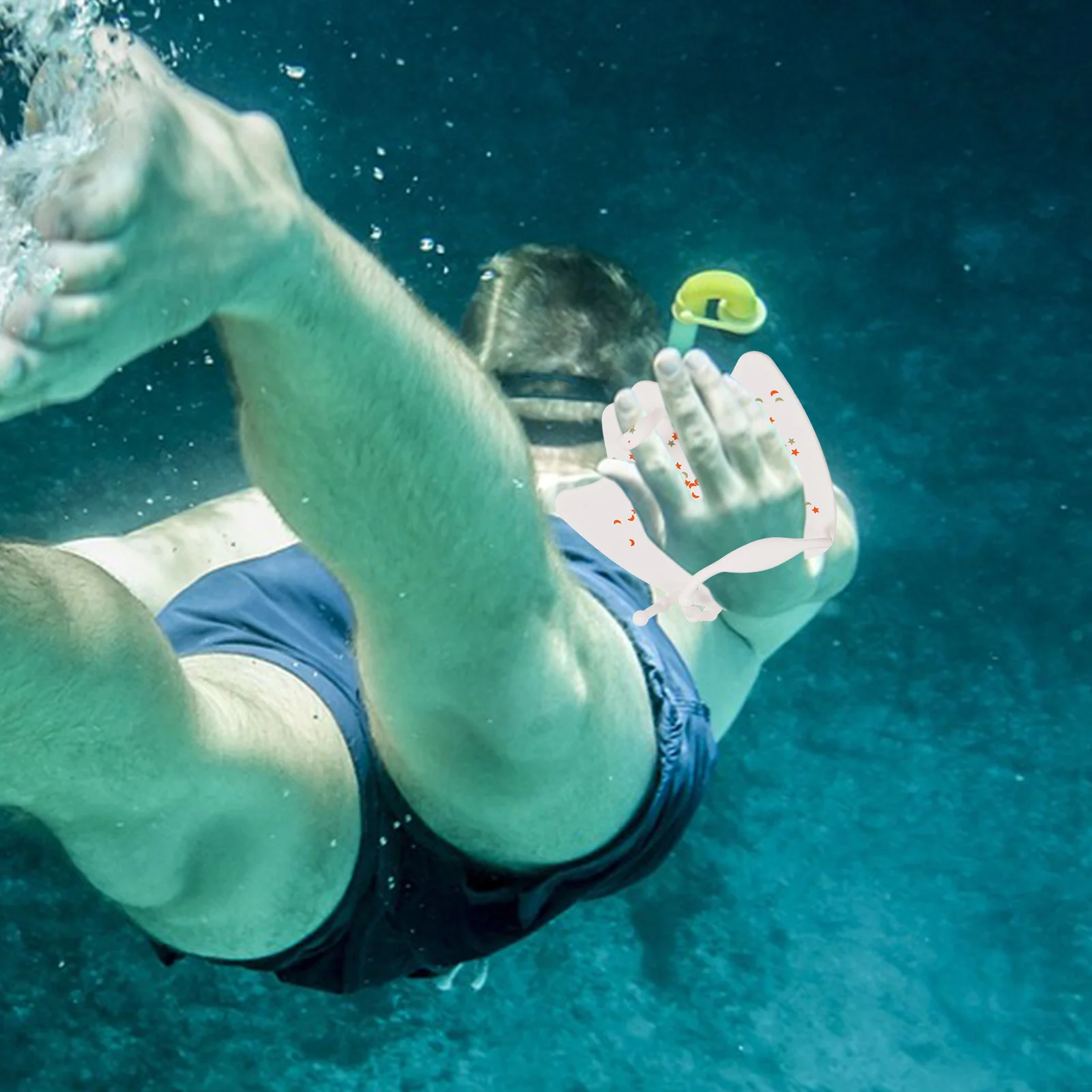 ถุงมือสำหรับฝึกว่ายน้ำ ดำน้ำ ฝึกซ้อม ผู้หญิง ฝึกซ้อม ผู้ใหญ่