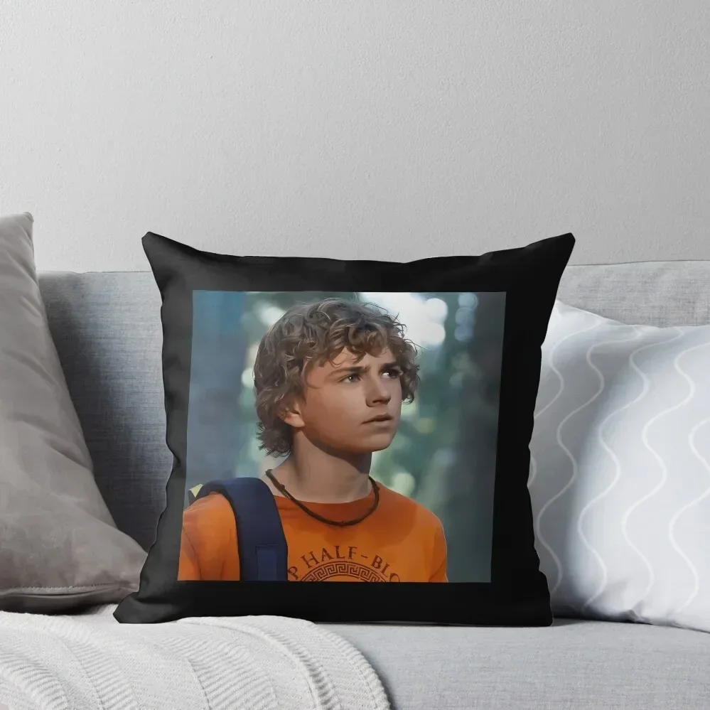 Percy Jackson Walker Scobell Throw Pillow Bed pillowcases Cushion Cover bed pillows pillow