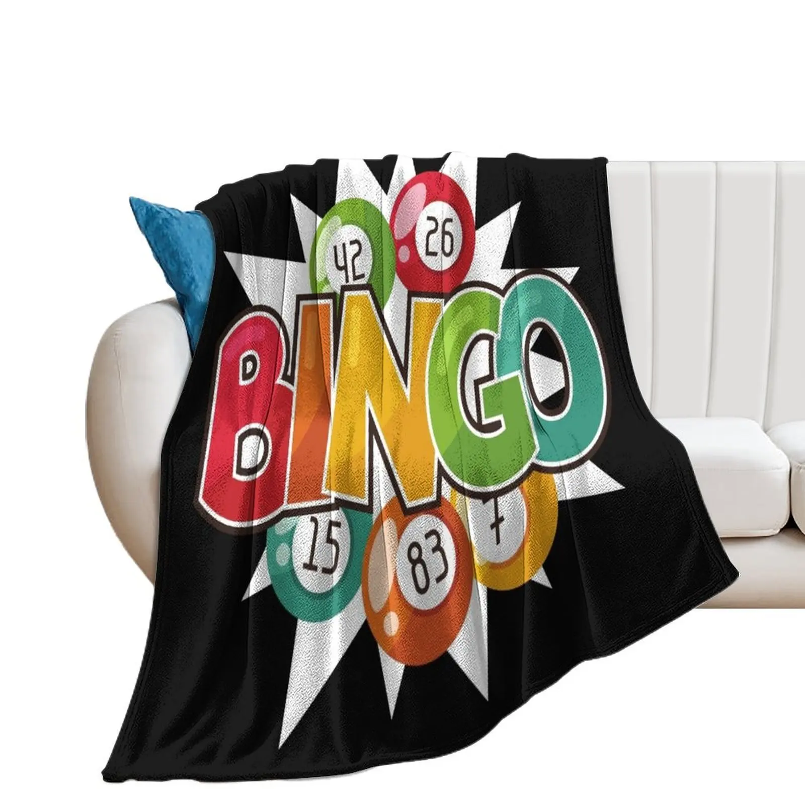 

Best Play Bingo Throw Blanket blankets ands Blankets Sofas Of Decoration Plaid on the sofa Blankets