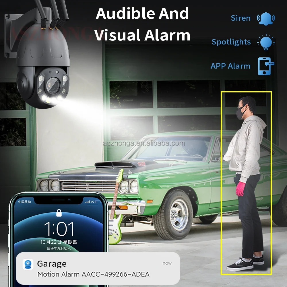 كاميرا IP 5MP 4G الأمن IP كاميرا شبكة مراقبة 36X التكبير 1080P HD PTZ في الهواء الطلق كاميرا مراقبة المنزل CCTV كامل اللون للرؤية الليلية #6