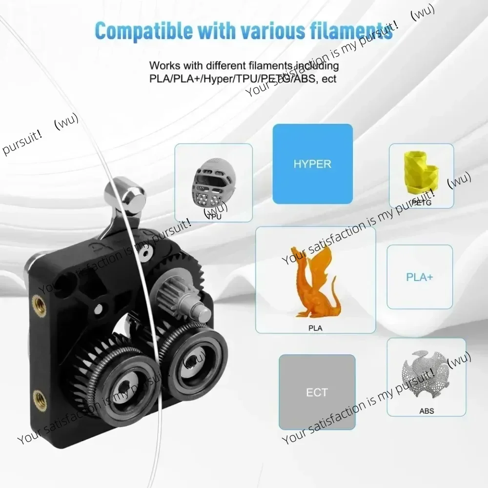 Extruder all-metal consumable drive gears, suitable for Chuangxiang 3D K1/K1 Max belt models, nickel-plated, high hardness
