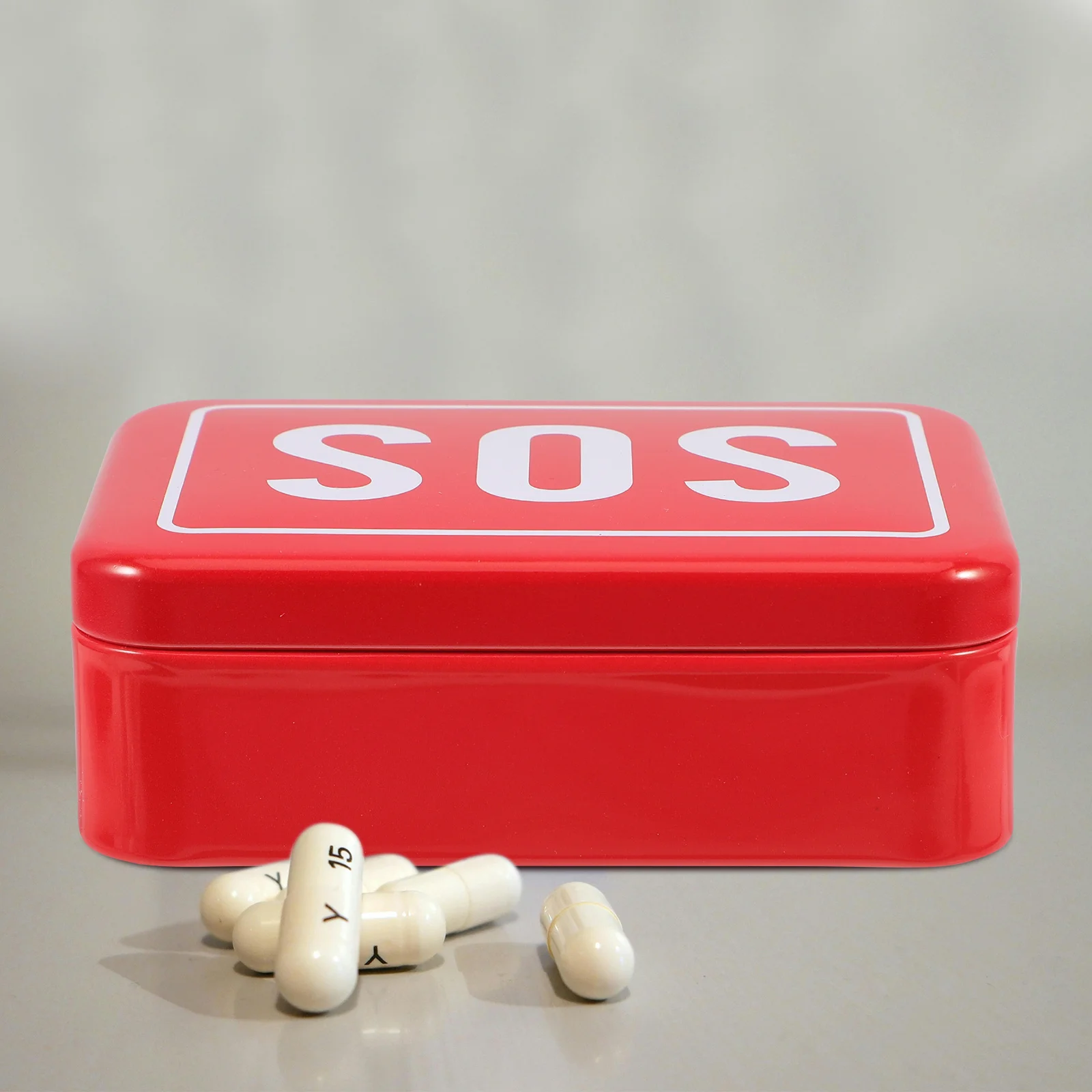 Прочный металлический аптечка, компактный портативный ящик для хранения лекарств, уличный органайзер для оказания первой помощи, аварийное хранение медицинских препаратов