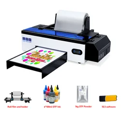 A3 T-shirt DTF-printer Supplier XP600 Print head DTF Transfer PET Film Vinyl Digital Printers for Clothing