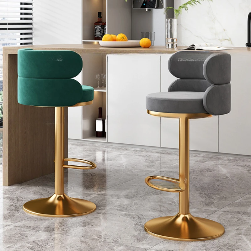 

Bar Desk Chair Rotating Lift Backrest Bar Luxury Luxury And Luxury Home Front Island Table Kitchen Cashier BY-192