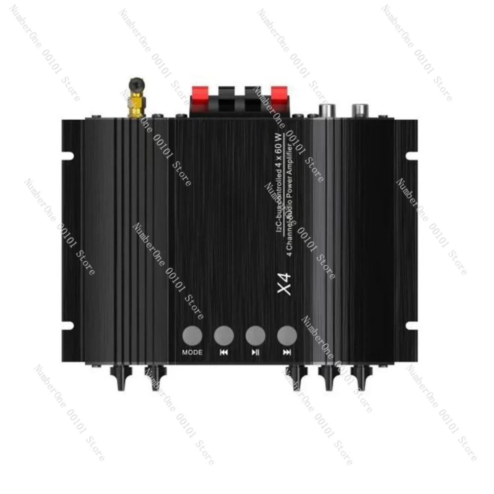 5.0 bluetooth power amplifier, coaxial input, 2.1 power amplifier dual subwoofer output, four channels