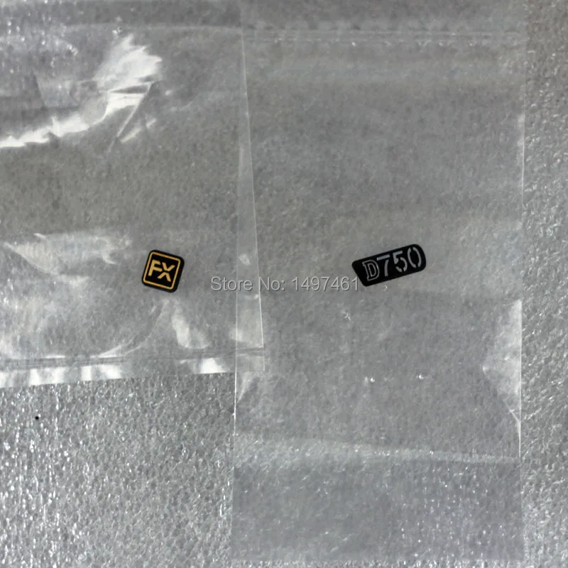 جديد الأصلي "FX" و "D750" شعار الجسم شعار لوحة اسم جزء إصلاح لنيكون D750 SLR