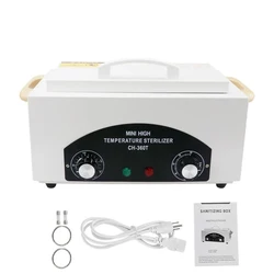 Electric High Temperature Dry Heat Disinfection Box Sterilizer For Manicure Dental Treatment Beauty Salon Nail Tools Equipment