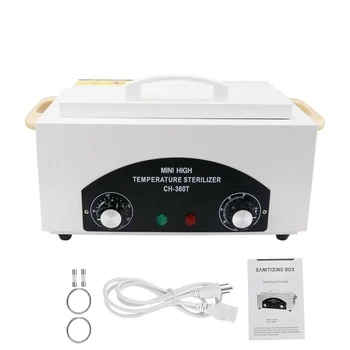 Sterilizzatore per strumenti per unghie con scatola di disinfezione ad alta temperatura Sterilizzazione per riscaldamento ad alta temperatura medico dentale per uso domestico