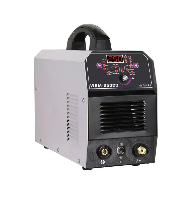 High Efficiency 250A! !Professional Wilding Aluminium TIG MMA Pulse 2T 4T Ibgt Portablecold Welding Machine